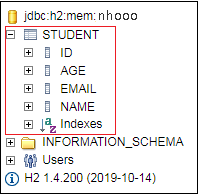 Spring Boot H2数据库